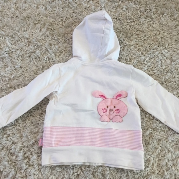 Toddler Girls Cotton Zip Up Hooded Sweatshirt - Picture 9 of 11